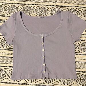 Lavender pacsun button up shirt